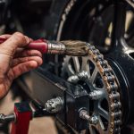 オフロードバイクのギアメンテナンス